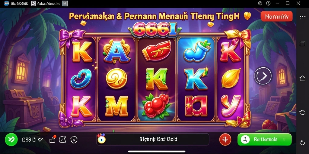 Tampilan menarik dari gameplay Slot 666I yang menawan.