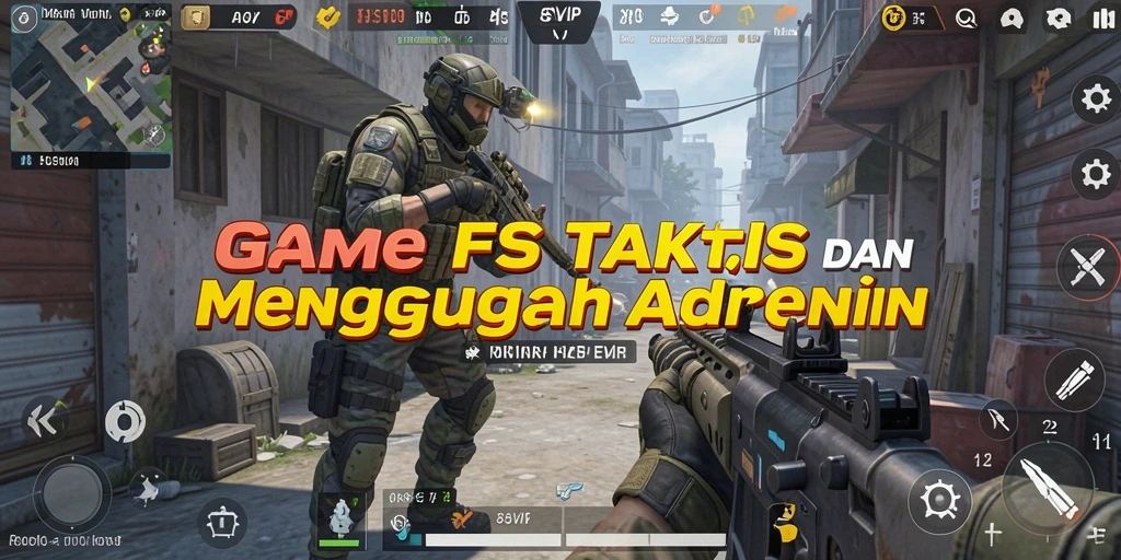 Gameplay intens dengan aksi tembak-menembak yang seru.