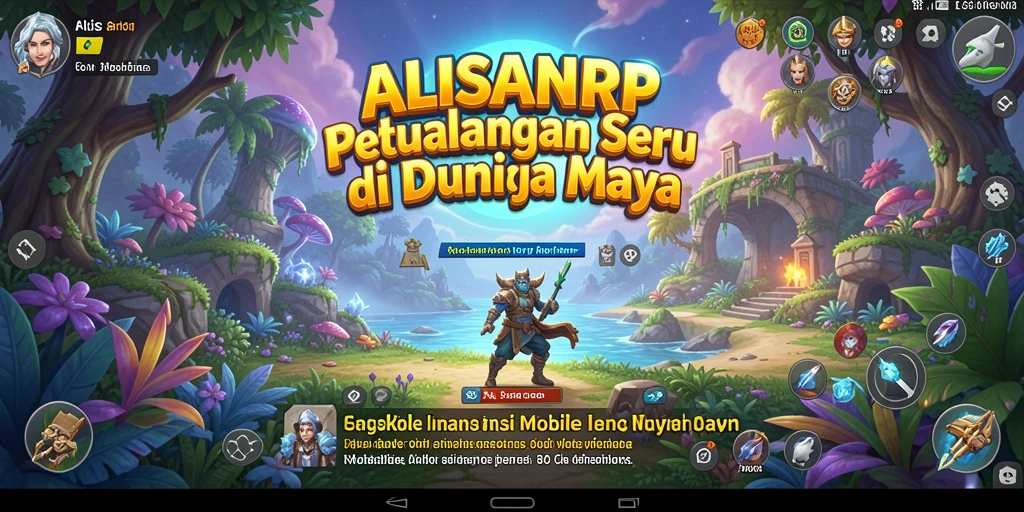 Tangkapan layar gameplay ALISANRP menampilkan petualangan mendebarkan di dunia luar.