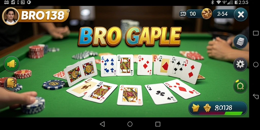 Tampilan gameplay Gaple yang menarik dan interaktif.