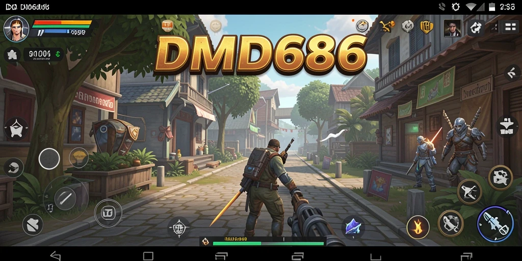 Tampilan antarmuka DMD686 yang intuitif dan mudah dipahami.