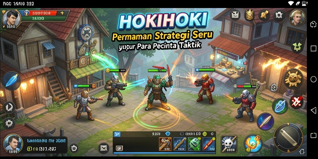 Gameplay HOKIHOKI yang memukau dan penuh strategi.