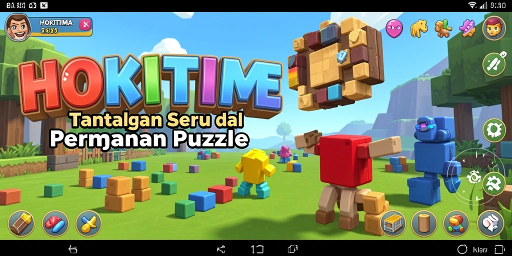 Gameplay HOKITIME menampilkan tantangan Puzzle yang menarik.
