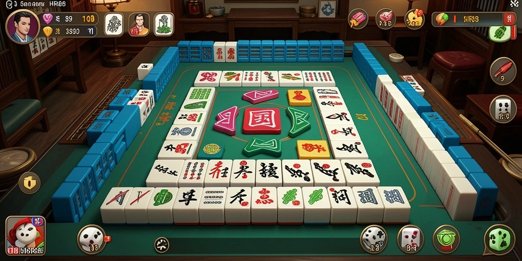 Screenshot gameplay HR89 menampilkan tantangan Mahjong yang mengasyikkan.
