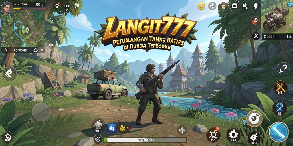 Tampilan mendebarkan dari gameplay Open World LANGIT777.