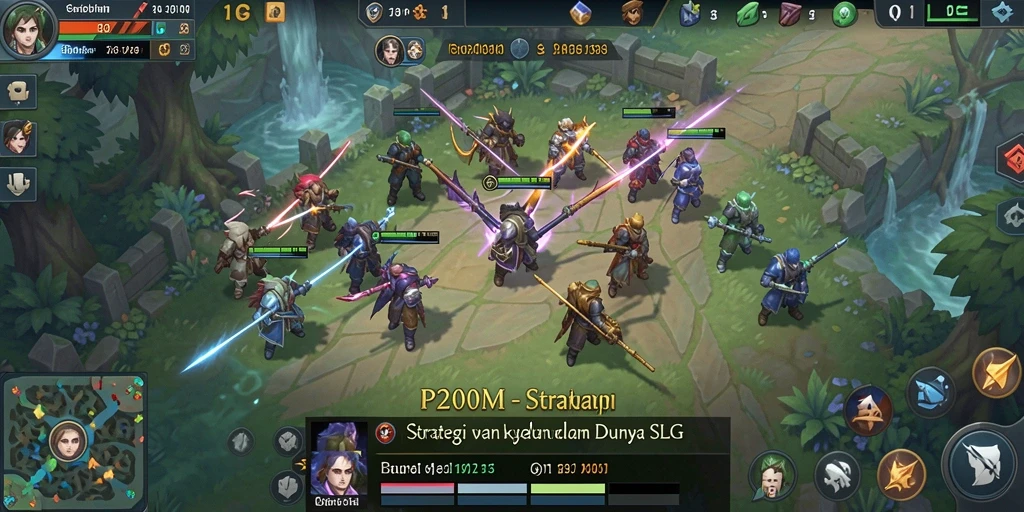 Tampilan gameplay P200M yang menarik dan strategis.
