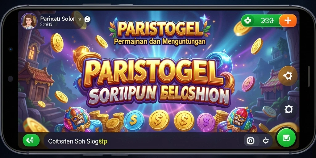 Tampilan menarik dari gameplay Slot PARISTOGEL yang seru.