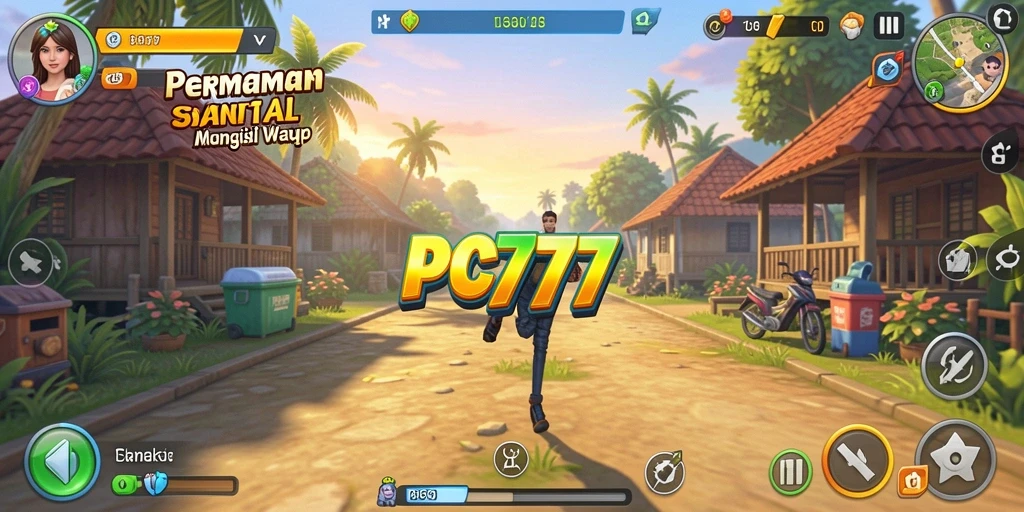 Tampilan menarik dari gameplay PC777 yang asyik dan menyenangkan.