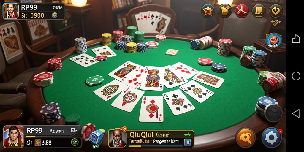 Tampilan gameplay QiuQiu yang menarik dan seru dalam RP99.