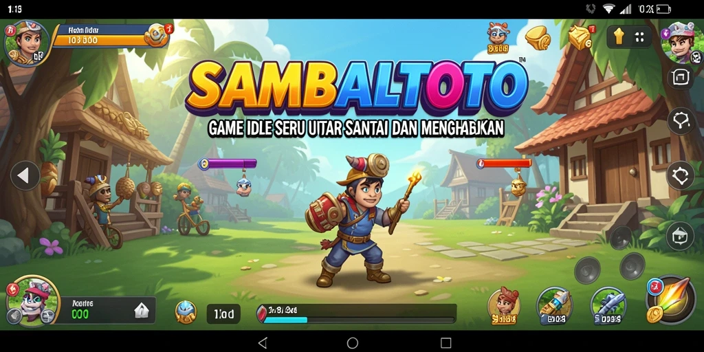 Screenshot gameplay <strong>SAMBALTOTO</strong> menampilkan pengalaman Idle yang menyenangkan.