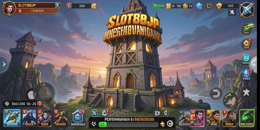 Tangkapan layar SLOT88JP menampilkan aksi pertahanan menara yang menarik.