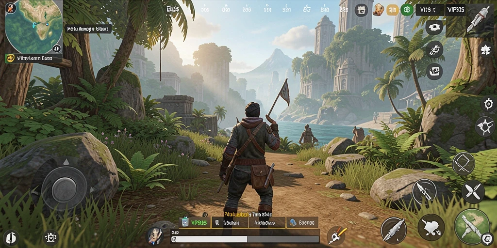 Tampilan gameplay Open World yang mendebarkan dan penuh petualangan.
